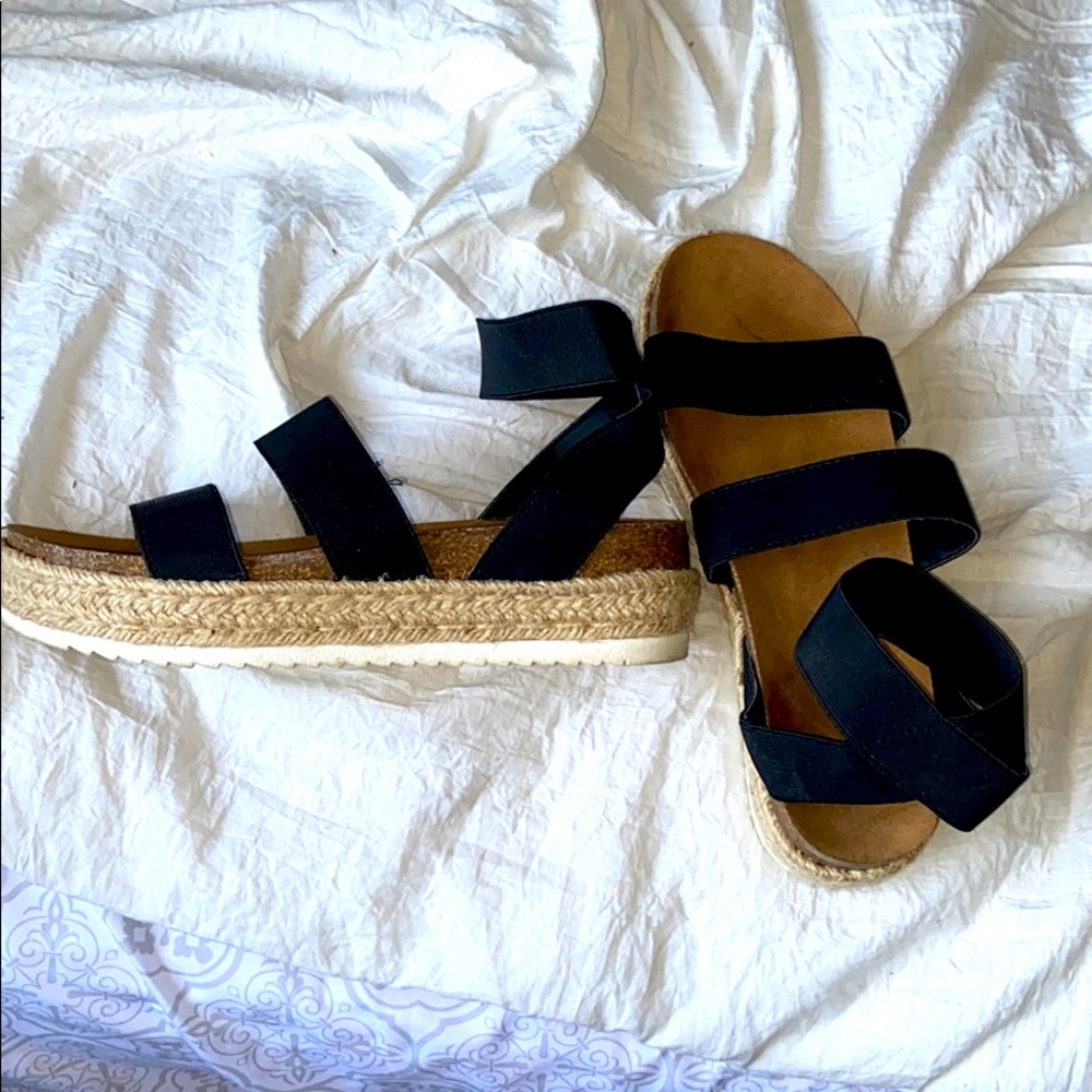 Strappy platform sandals
